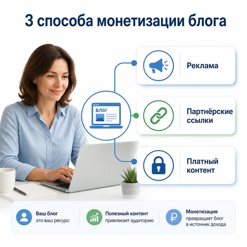 3 способа монетизации блога