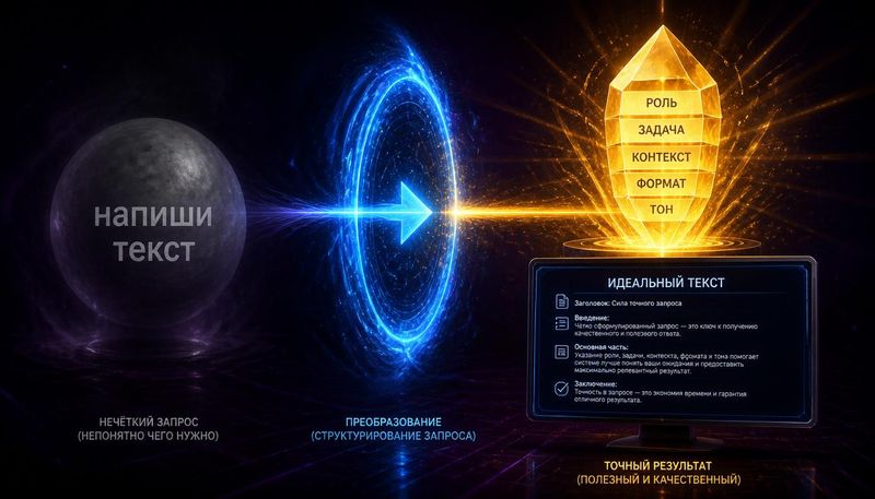 Трансформация плохого запроса в точный результат